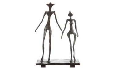le couple sculpture - diego giacometti