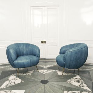 souffle chairs - blue